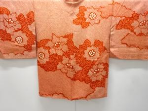 未使用品　本総絞り　花模様絵羽織